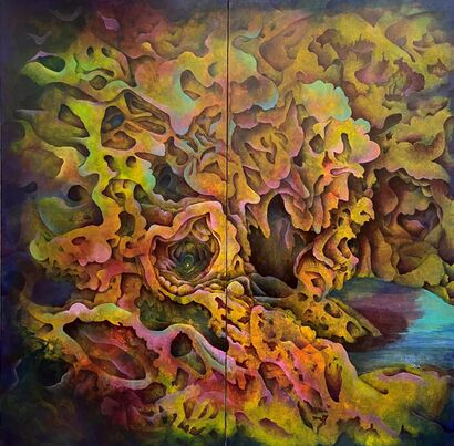 Geography of Phantasy #3-3 - a Paint Artowrk by Peggy PY  Sin 